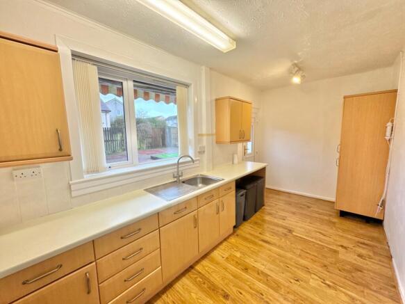 2 kitchen at bungalow at mair avenue in dalry