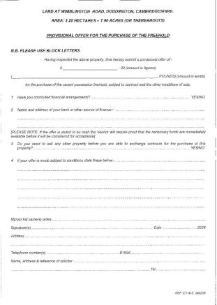 Offer Form