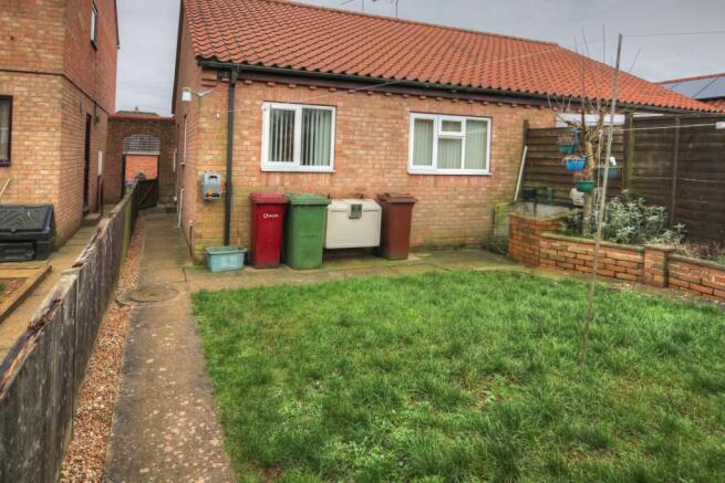 Rear of property