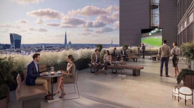 88 Wood St - communal terrace