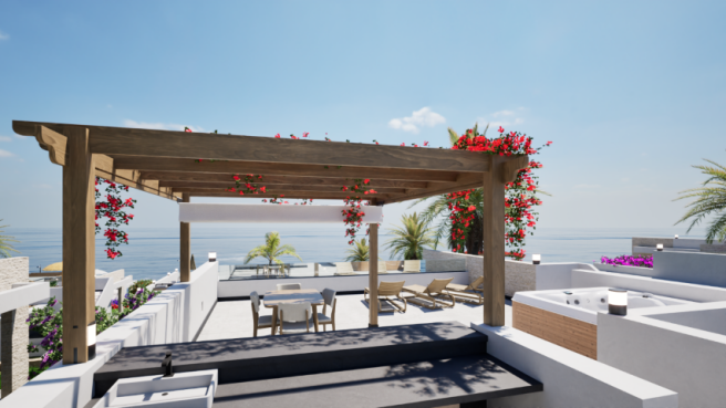 LAST TWO  Stunning FRONT LINE 2 Bedroom Villa with Amazing roof Terrace  Image 9999 2