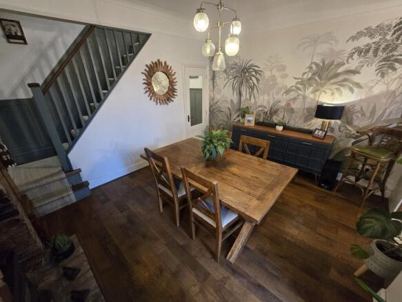 Dining Room Stairs View