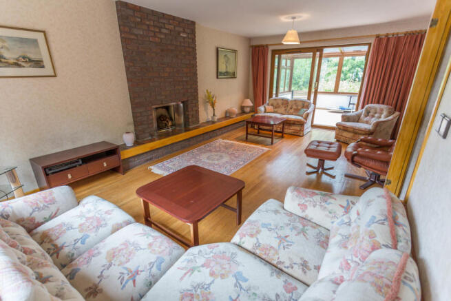 Sitting Room with fireplace