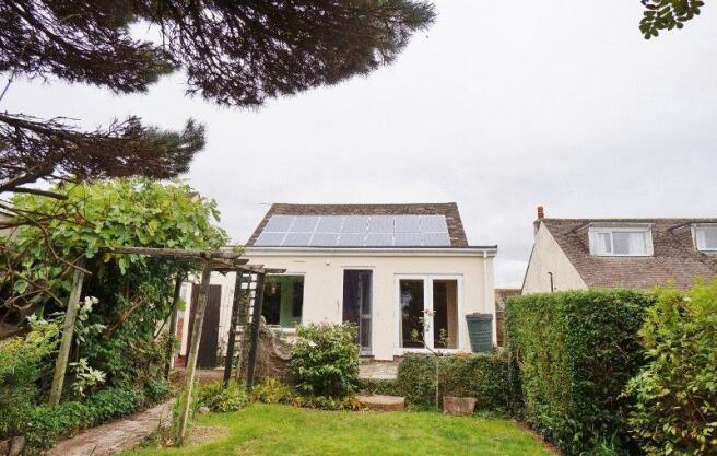Rear of property