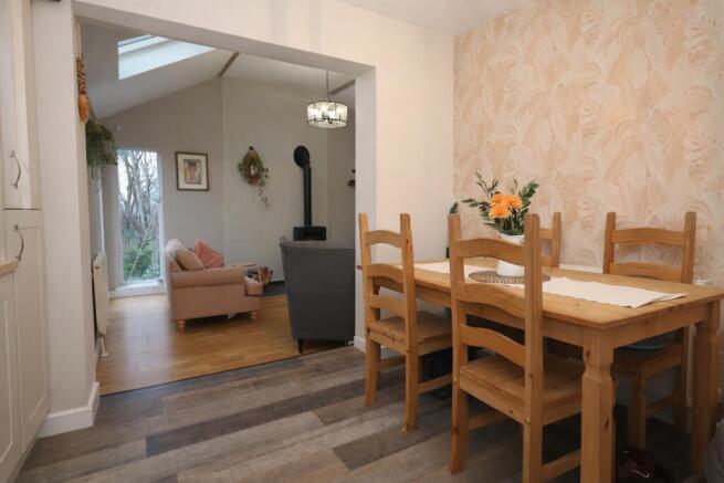 Dining area to sitting room