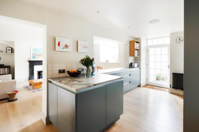 Kitchen to reception