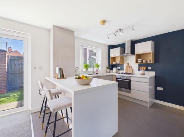 Open-Plan Kitchen Living (Virtually Enhanced)