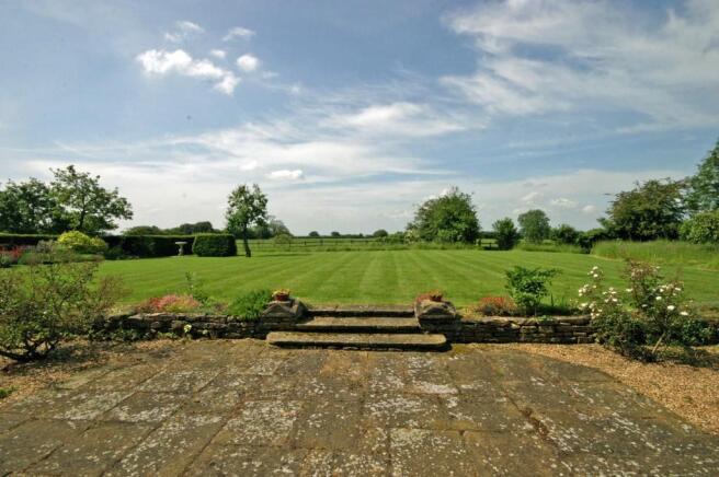Terrace and garden
