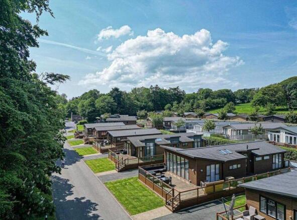 Aerial Shot of Plas Coch Country & Leisure Retreat