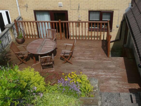 REAR DECKED AREA