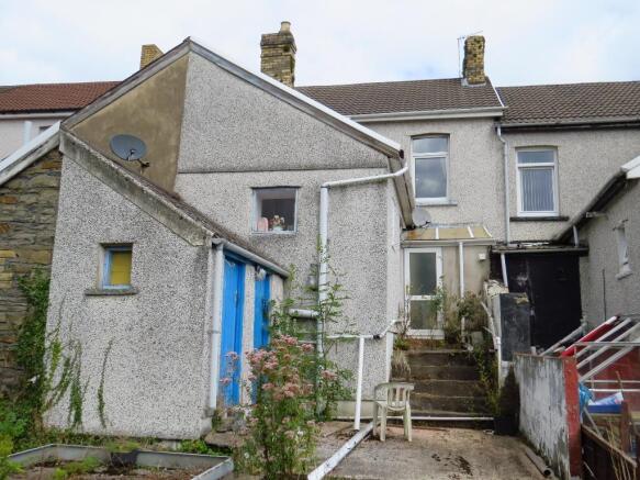 rear of house