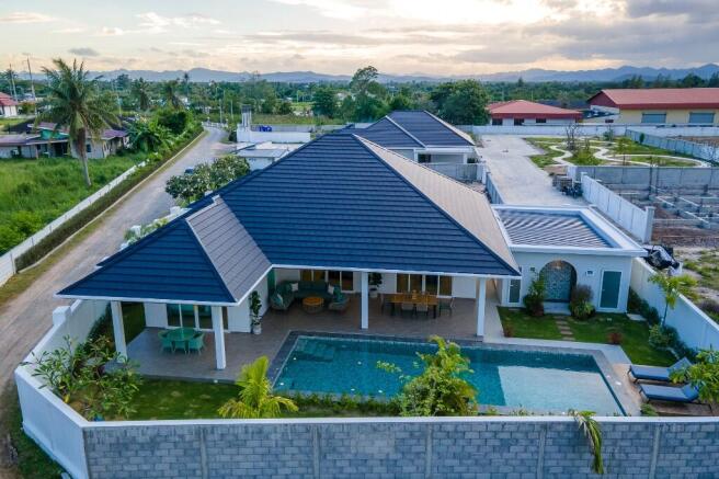 Aerial View of the V
