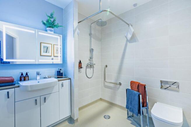 Example Shower Room at Hawkesbury Place