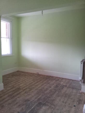 living/ dining area