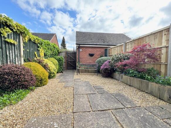 Enclosed rear garden