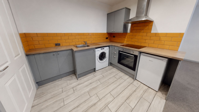 Open Plan Living Room and Kitchen