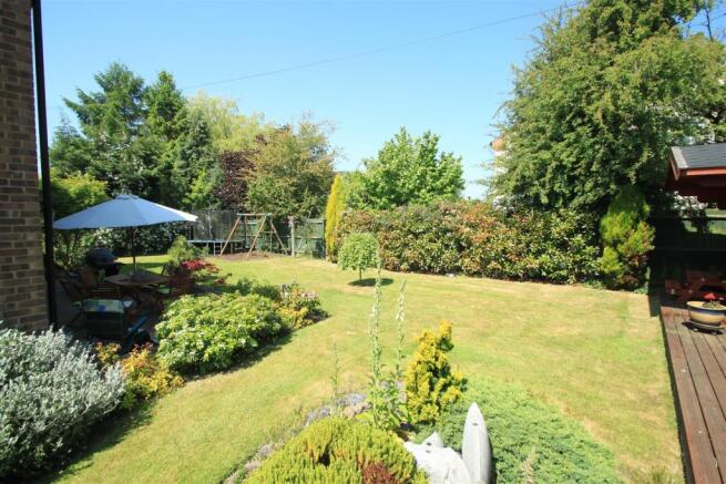 Large Rear garden