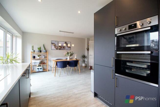 Kitchen towards dinign