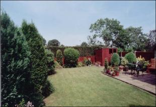 Rear garden