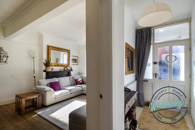 Hallway & sitting dining room