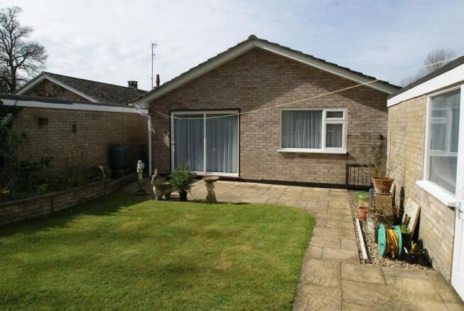 Rear of bungalow