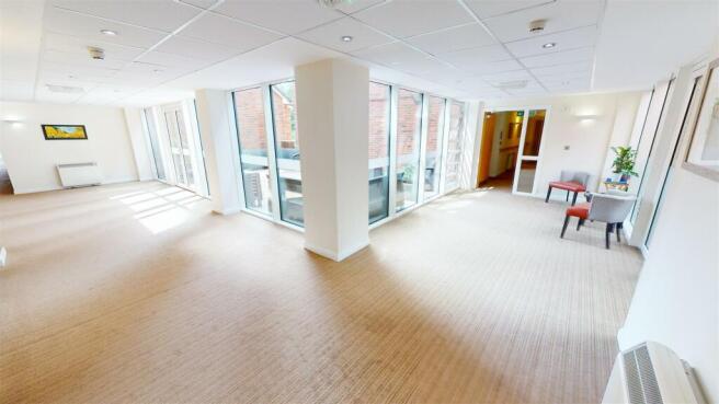 Spacious hallways