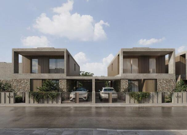 Front of Villas -