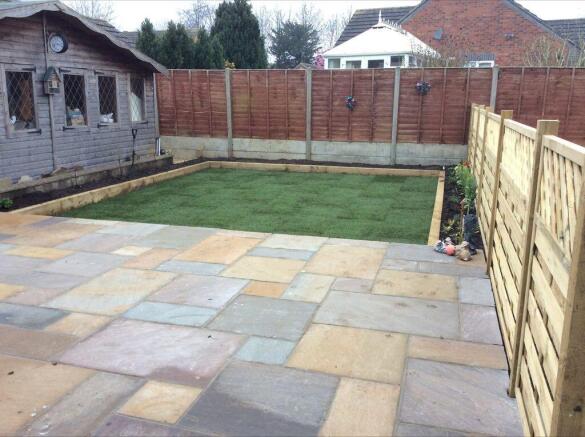 Rear garden =taken previously