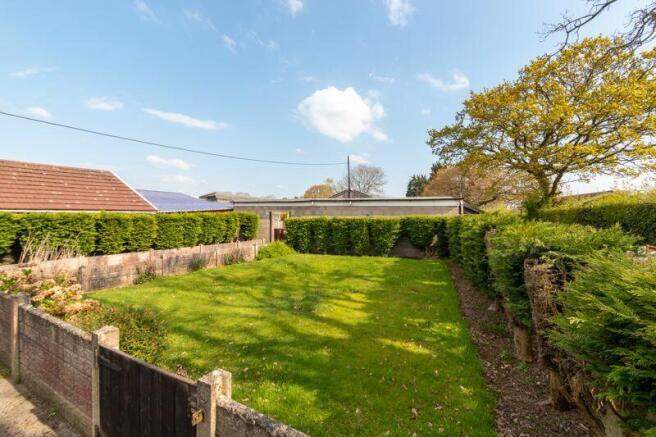 Rear garden