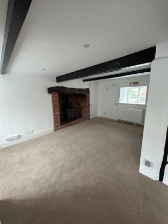 Lounge with wood burner