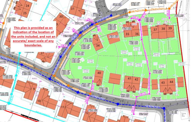 Not To Exact Scale - Site Plan - For Indication Pu