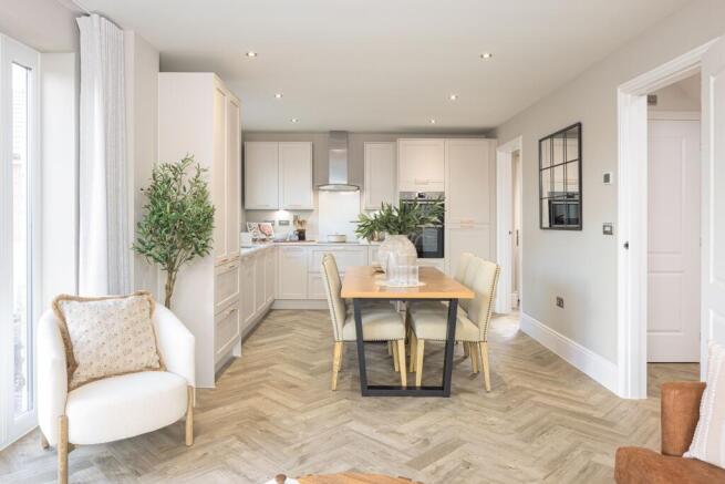 Kitchen diner in the Shaftesbury detached four bedroom home