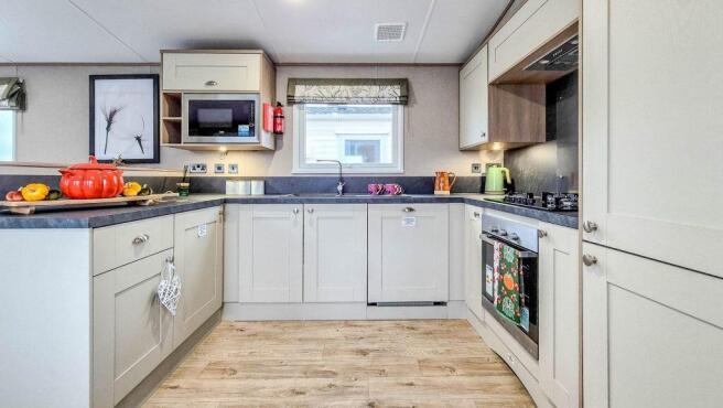 Modern fitted kitchen in ABI Langdale