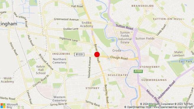 471 Beverley Road, Hull - locator map