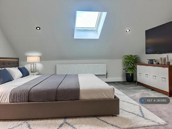 Illustration Of Furnished Master Bed