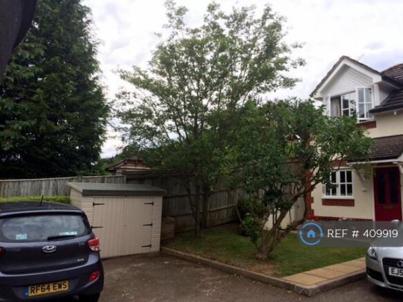 Front Garden With 2 Parking Spaces And Bike Shed,