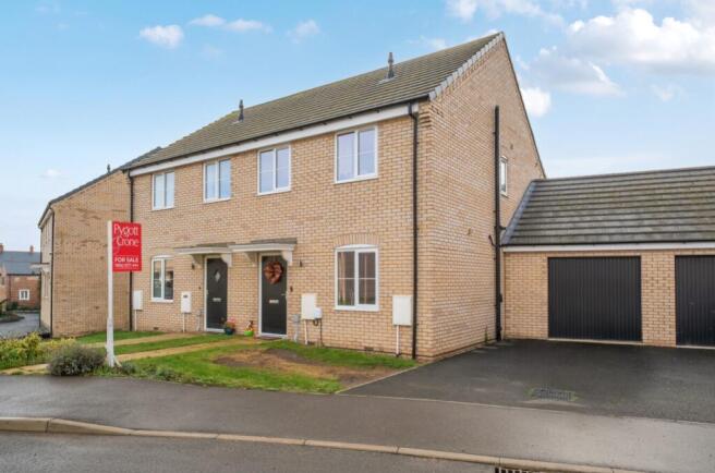 3-bed semi-detached on Jasmine Crescent, Holbeach, Spalding, Lincolnshire, PE12, £210,000