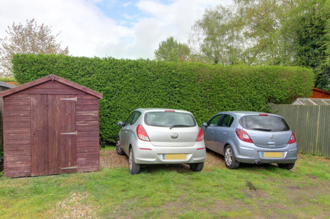 Rear Parking and Space for Garage