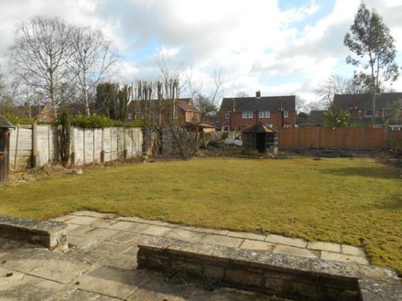 Rear garden