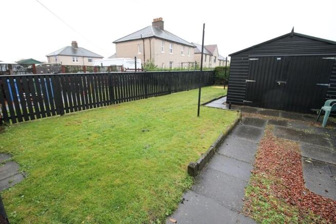 Rear of property