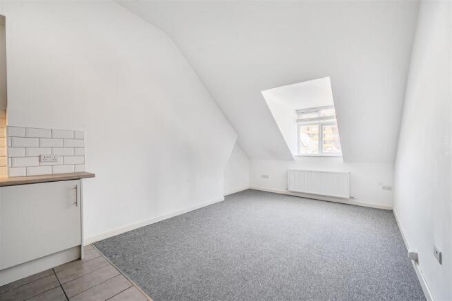 Open plan kitchen and sitting room