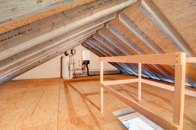 Floored Attic Providing Storage Space