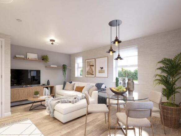 INTERNAL SHOT OF LOUNGE DINING AREA IN WADEFORD