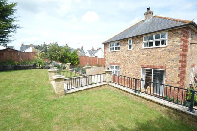 Rear of property