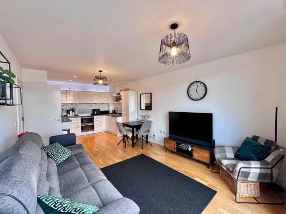 open plan lounge ...