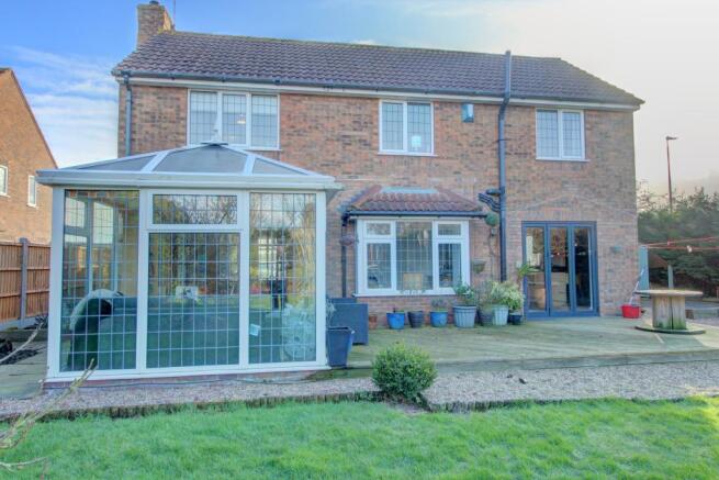 Rear shot of house