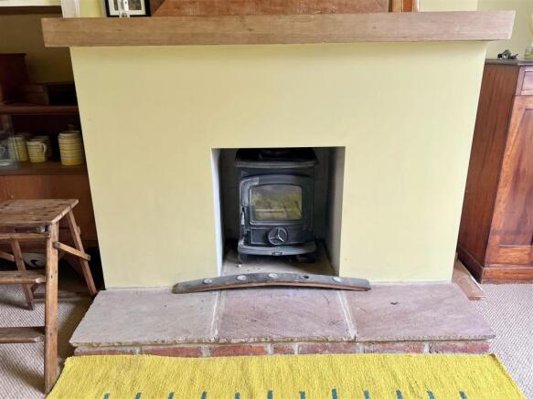 Dining Room Feature Fireplace