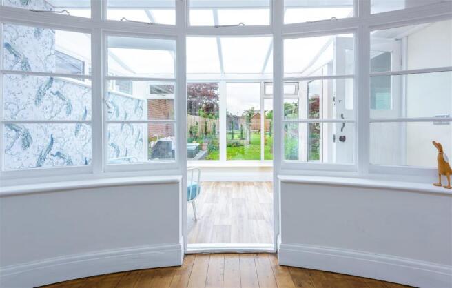 Dining Room through to Sun Room