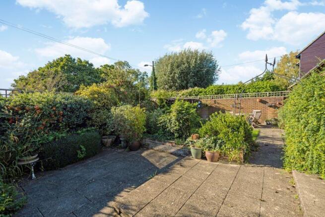 Patio in garden