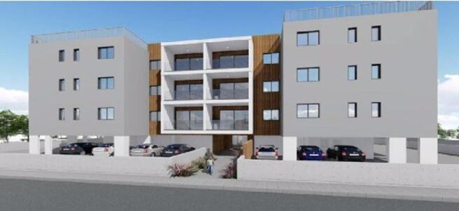 Front of Apartments